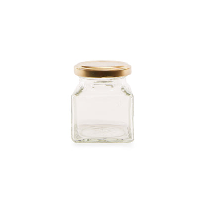 130ml (4-5oz) Square Jars