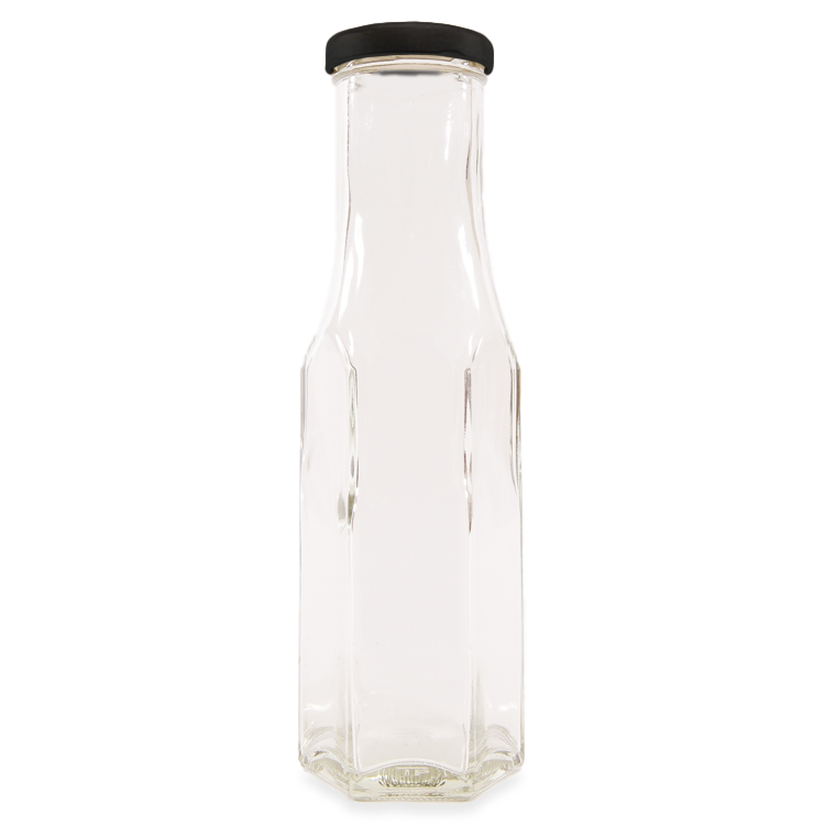 250ml Hexagonal Sauce Bottle / Jar