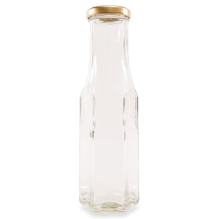 250ml Hexagonal Sauce Bottle / Jar