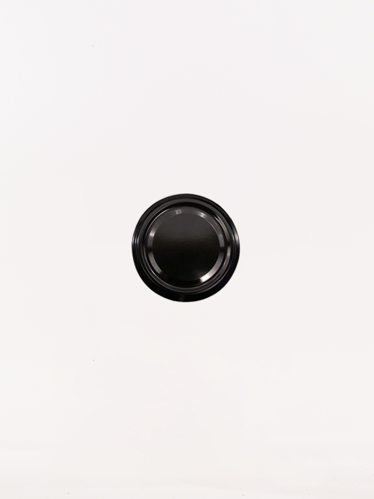 48mm Jam Jar Lids (Black)