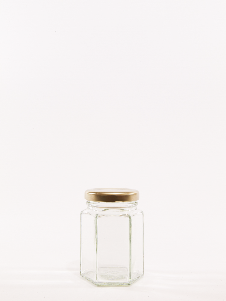 4oz clear glass jars with lids